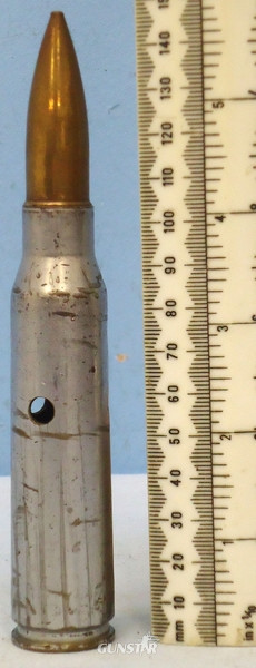 DEACTIVATED INERT. WW2 British Unfired 15mm BESA (15x104) Mark 1 Armour Piercing Tank Machine Gun DRILL Round. - O 1801 DEACTIVATED INERT. WW2 British Unfired 15mm BESA (15x104) Mark 1 Armour Piercing Tank Machine Gun DRILL Round. - O 1801  Other Ammunition - {CATEGORY} in 
