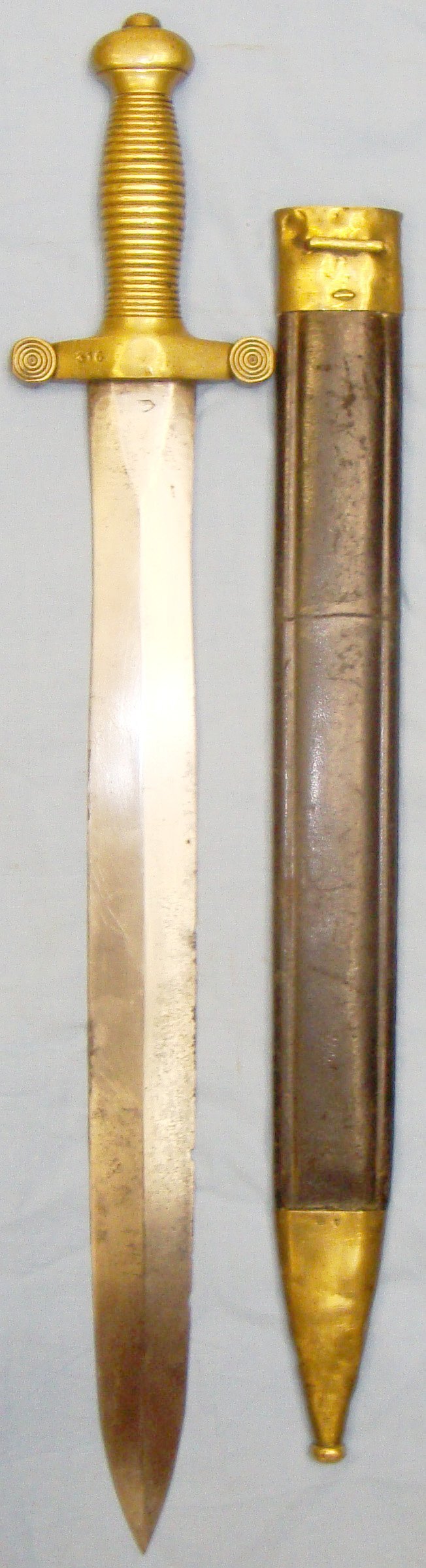  French Model ‘1831’ Infantry or Bandsman Sword and Scabbard. ED 2365 Sword