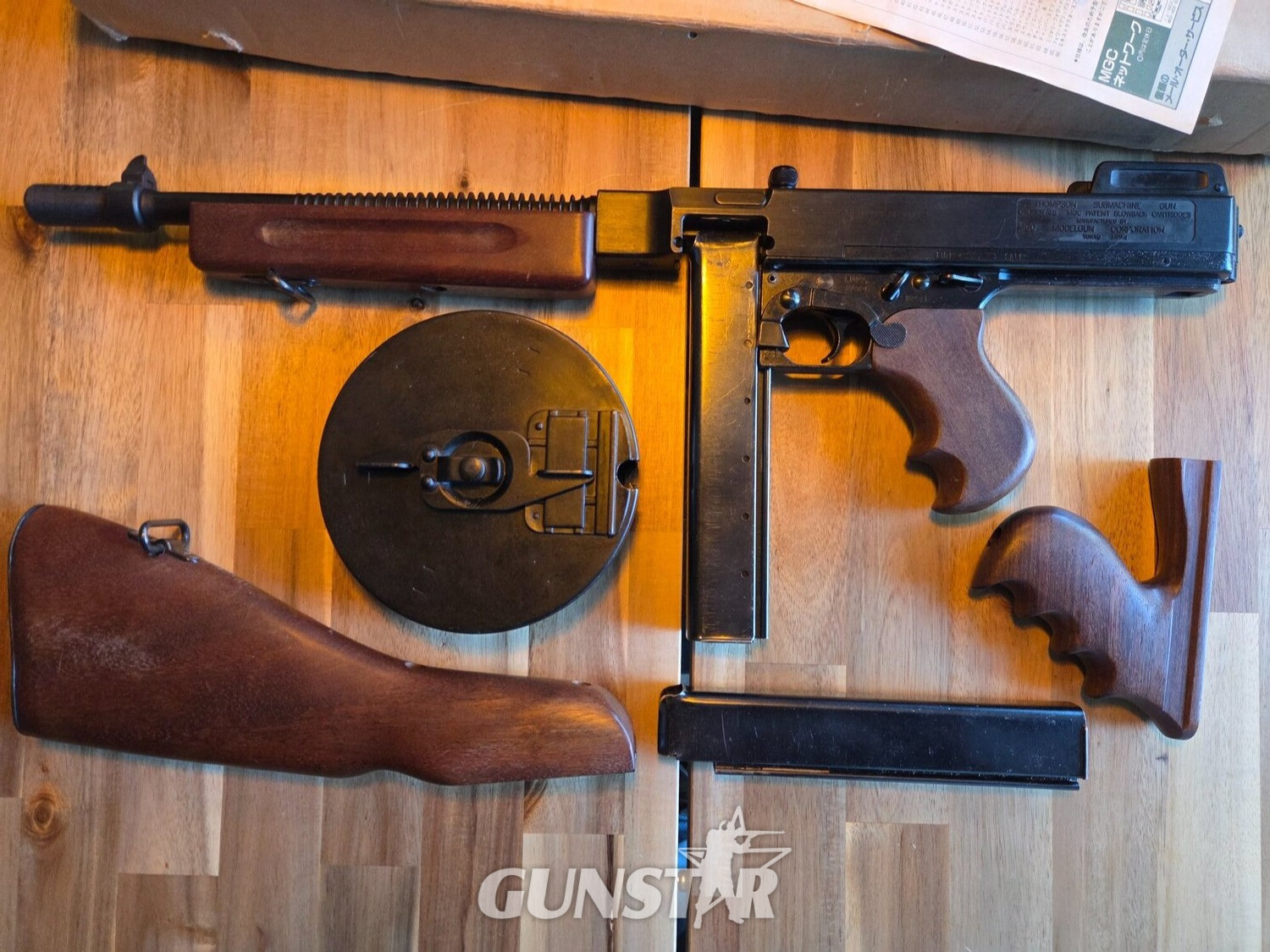 {CATEGORY} - MGC Thompson M-1921 - Blank Firing in 