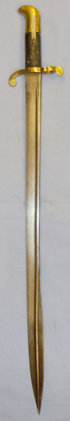  British Lancaster Sword Bayonet Post 1855 British Army Sappers, Miners & Engineers 1855 Pattern Lancaster Rifle Pipeback. 20821:22. Bayonet