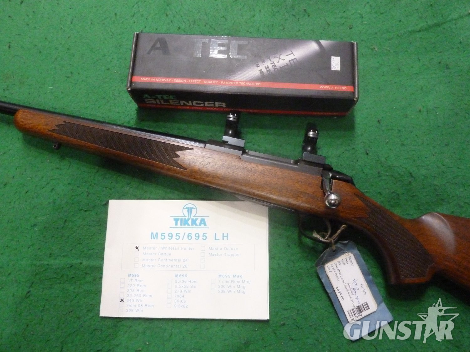 Tikka M595 Bolt Action .243 Rifle - {CATEGORY} in 