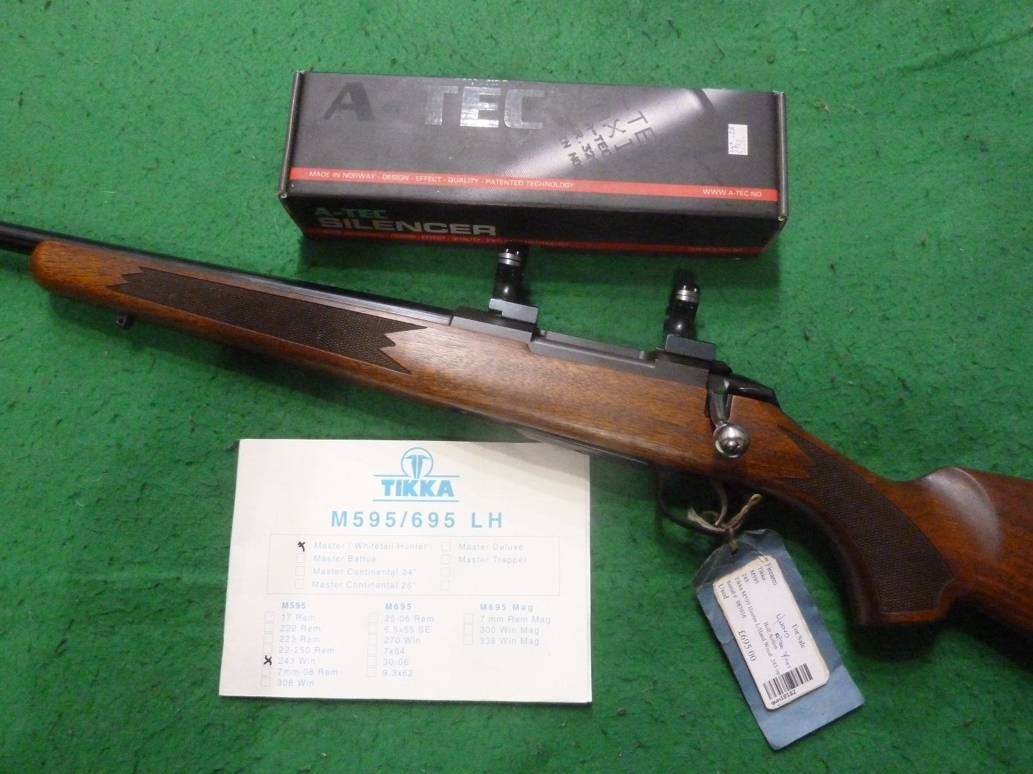 Tikka M595 Bolt Action .243 Rifle - {CATEGORY} in 