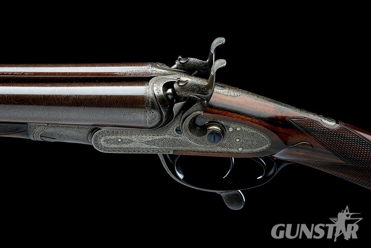 William Needler 10 bore antique obsolete calibre Side By Side 10 Bore/gauge - {CATEGORY}