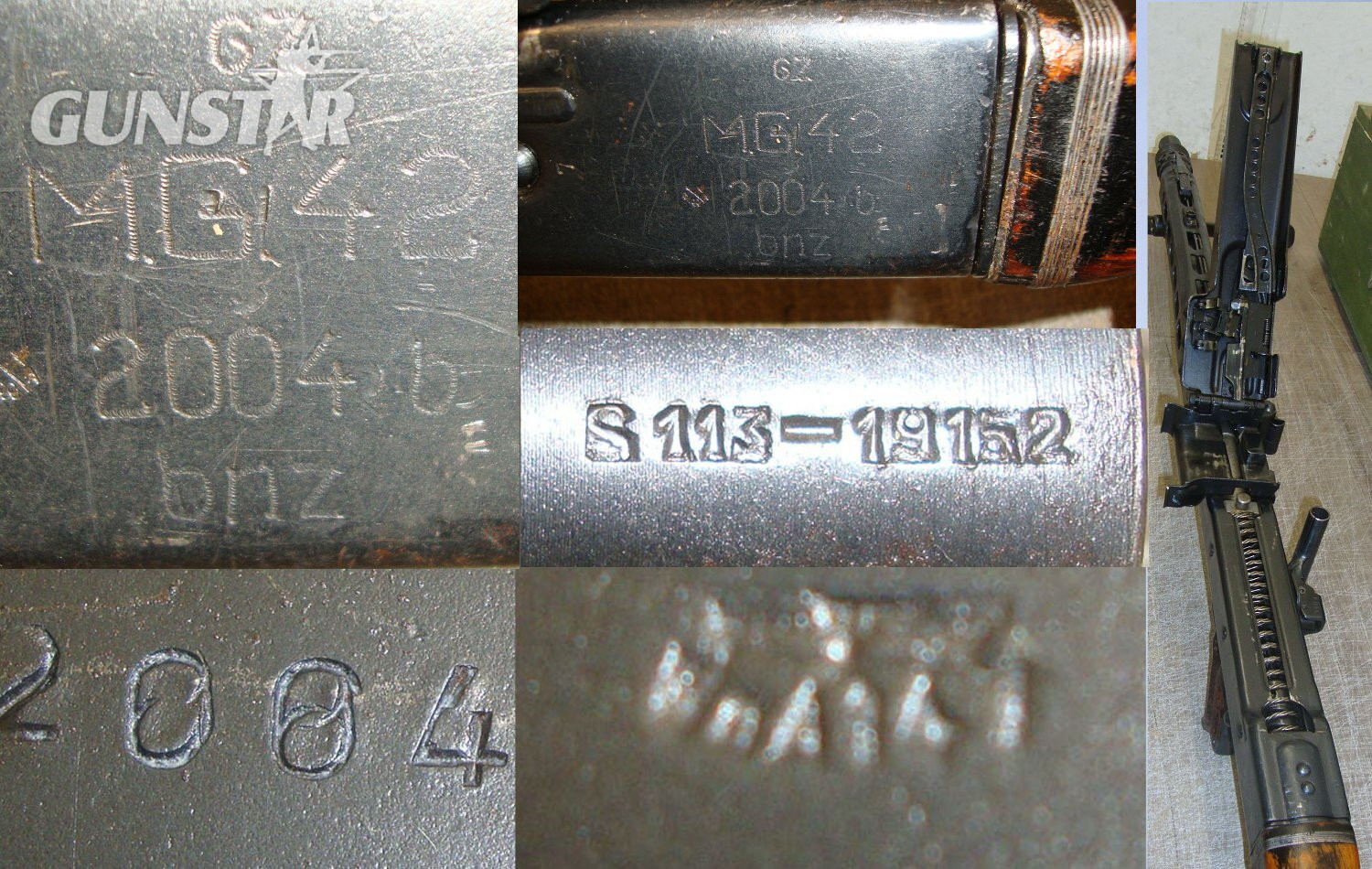  WW2 Nazi German Maschinengewehr MG 42, 7.92mm Machine Gun By 'bnz (Steyr Daimler Austria) With Bi-Pod By ‘hec’ Steinbach & Vollmann, Heiligenhaus Bez. Duesseldorf. Sn 22534:10 WW2 Nazi German Maschinengewehr MG 42, 7.92mm Machine Gun By 'bnz (Steyr Daimler Austria) With Bi-Pod By ‘hec’ Steinbach & Vollmann, Heiligenhaus Bez. Duesseldorf. Sn 22534:10 Various  Machine Gun