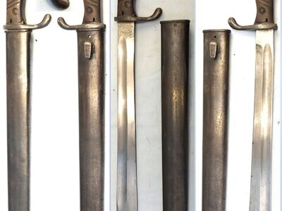 WW1, 1916 Dated, Imperial German, Pattern 98/05 Matching Numbers Butcher Bayonet by Ferdinand Schleutermann. BAYO 376 Bayonet