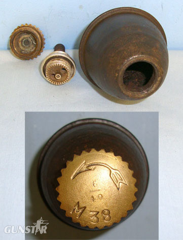  INERT DEACTIVATED. Early WW2 1940 Yugoslavian M38 (Thin Body) Offensive Hand Gre INERT DEACTIVATED. Early WW2 1940 Yugoslavian M38 (Thin Body) Offensive Hand Gre Antique & Militaria