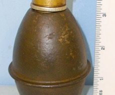 INERT DEACTIVATED. Early WW2 1940 Yugoslavian M38 (Thin Body) Offensive Hand Gre INERT DEACTIVATED. Early WW2 1940 Yugoslavian M38 (Thin Body) Offensive Hand Gre Antique & Militaria