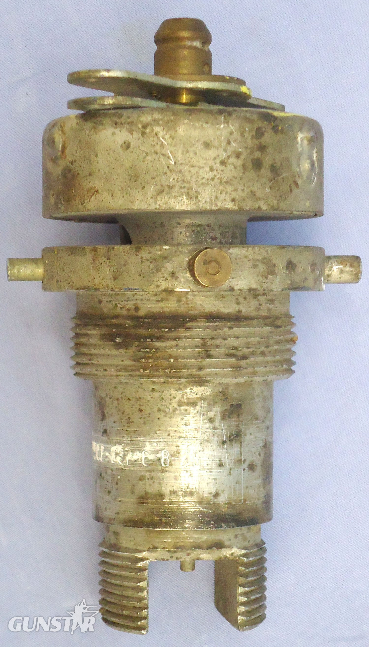 INERT. American, WW2, 1945 Dated, M164 Aircraft Bomb Fuze. Sn - 21438 INERT. American, WW2, 1945 Dated, M164 Aircraft Bomb Fuze. Sn - 21438  Other Ammunition - {CATEGORY}