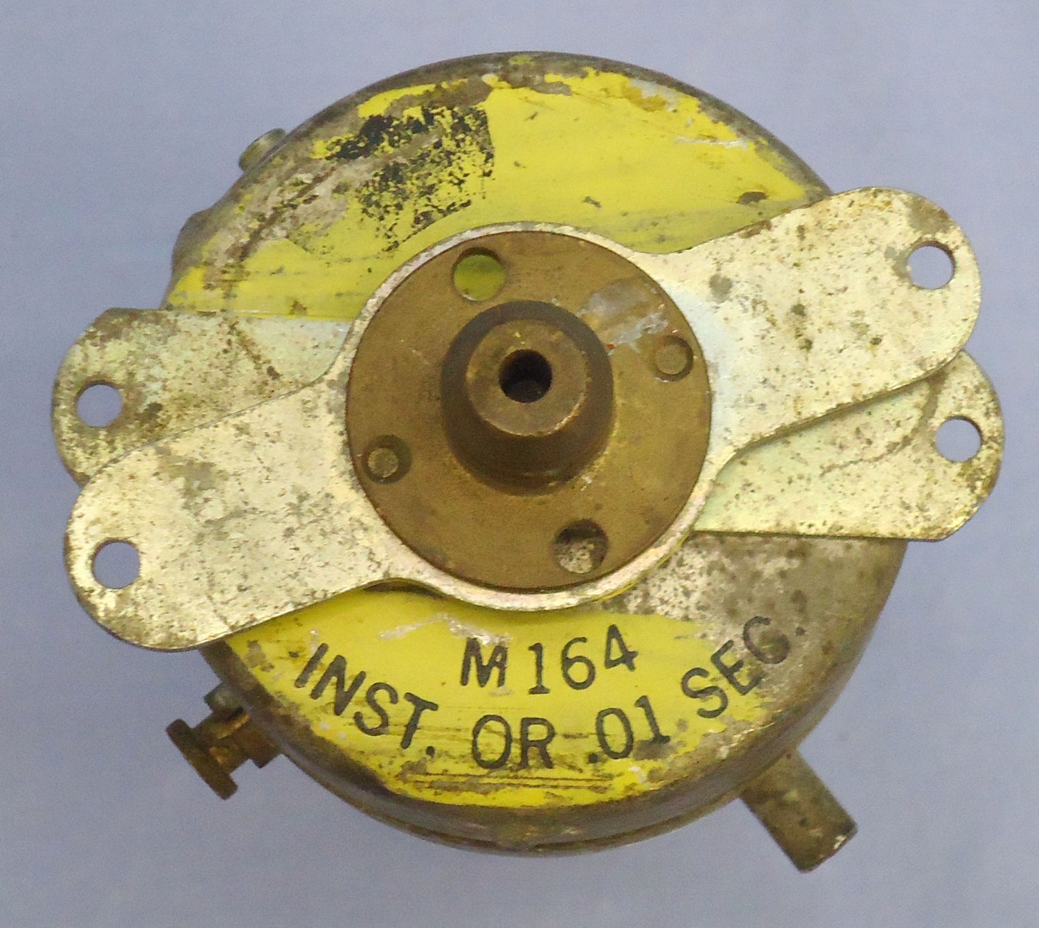 INERT. American, WW2, 1945 Dated, M164 Aircraft Bomb Fuze. Sn - 21438 INERT. American, WW2, 1945 Dated, M164 Aircraft Bomb Fuze. Sn - 21438  Other Ammunition
