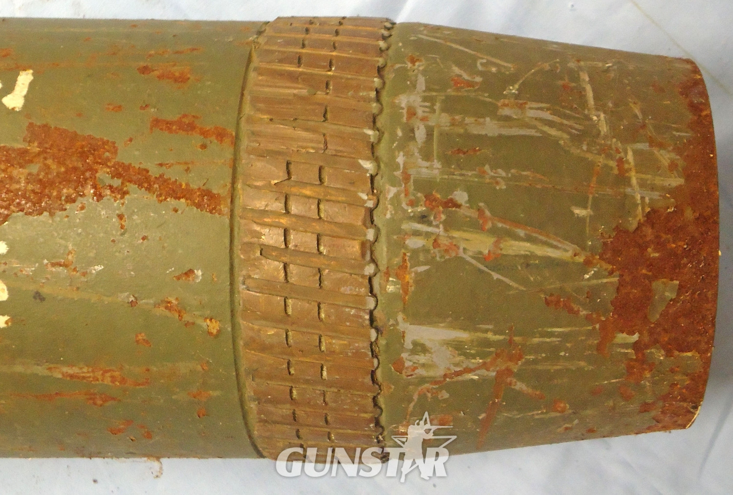{CATEGORY} - INERT DEACTIVATED. Fired, 155MM NATO FH70 Illuminition Projectile. - O 2000 INERT DEACTIVATED. Fired, 155MM NATO FH70 Illuminition Projectile. - O 2000  Other Ammunition in 