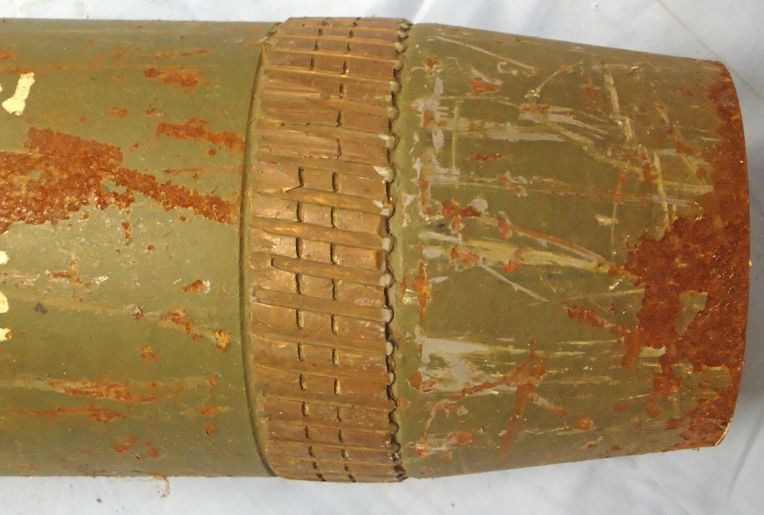 {CATEGORY} - INERT DEACTIVATED. Fired, 155MM NATO FH70 Illuminition Projectile. - O 2000 INERT DEACTIVATED. Fired, 155MM NATO FH70 Illuminition Projectile. - O 2000  Other Ammunition in 