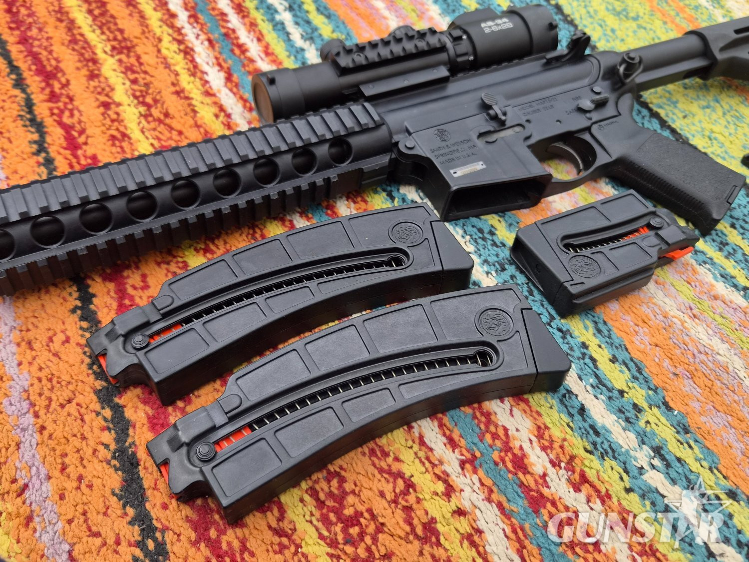 {CATEGORY} - Smith & Wesson M&P 15-22 Semi-Auto .22 Long Rifle (.22 LR) Rifle in 