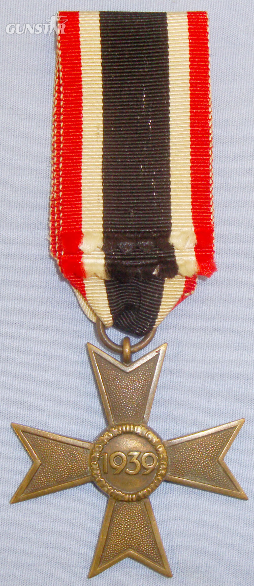  1939 Nazi 2nd Class War Merit Cross and Ribbon. N 134. 1939 Nazi 2nd Class War Merit Cross and Ribbon. N 134. Antique & Militaria