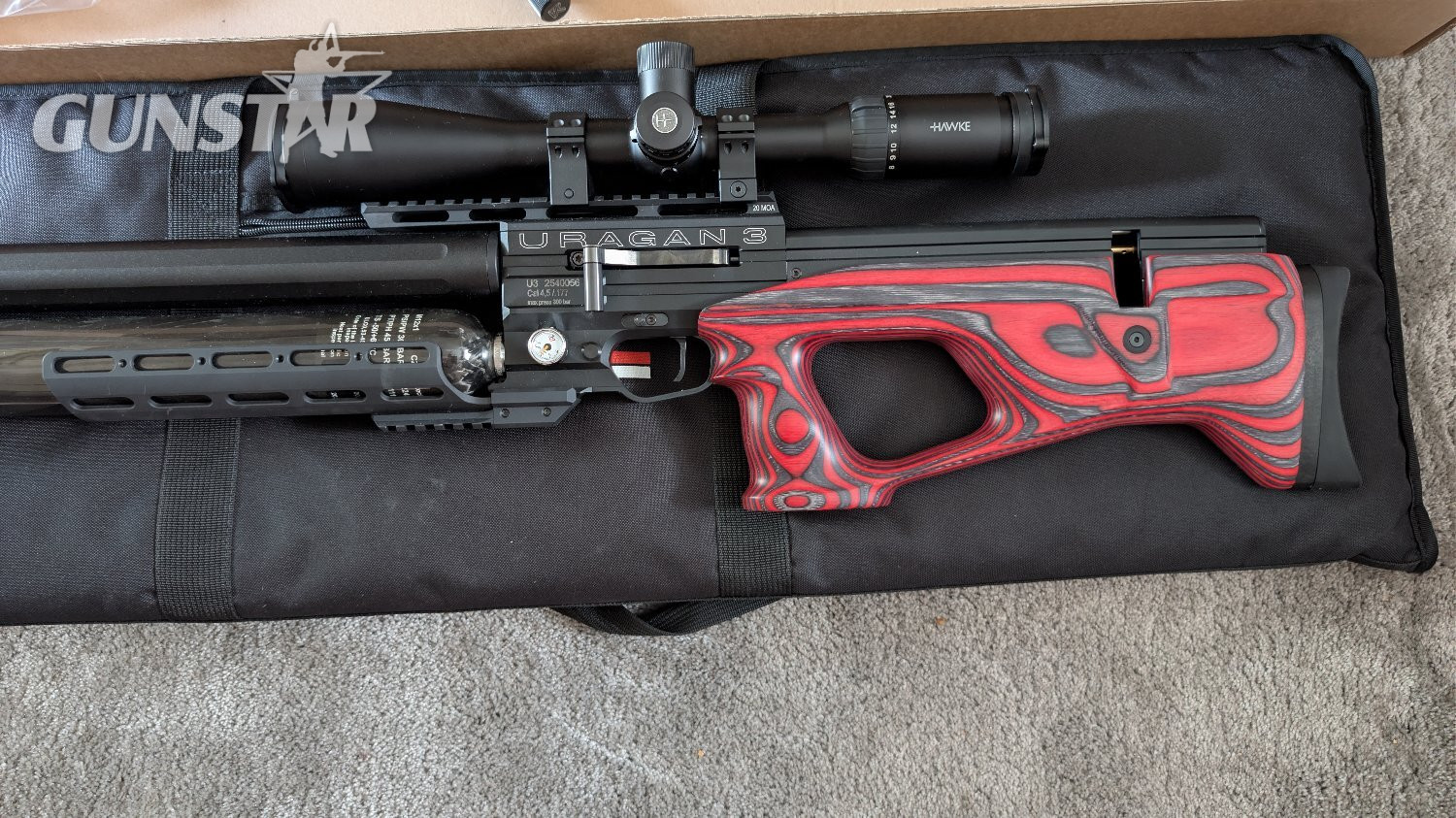  AGT Red laminate  .177