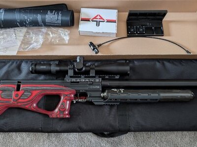 AGT Uragan 3 red laminate  .177