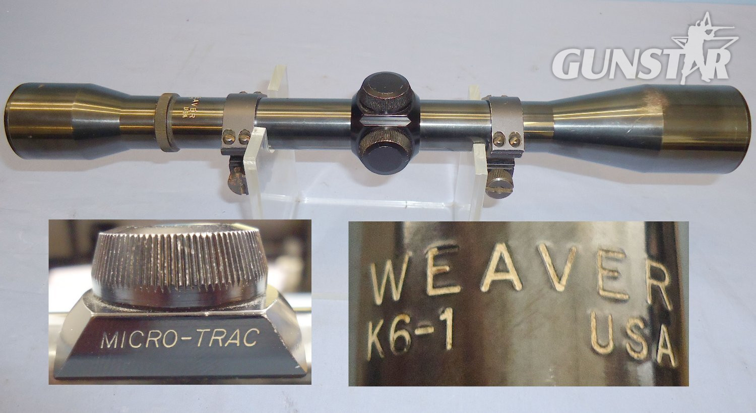 U.S Made Weaver K6-1 32mm 4X Fixed Focus Vintage Hunting Scope with Mounts. OPT 813. U.S Made Weaver K6-1 32mm 4X Fixed Focus Vintage Hunting Scope with Mounts. OPT 813.  Sight & Optic in 