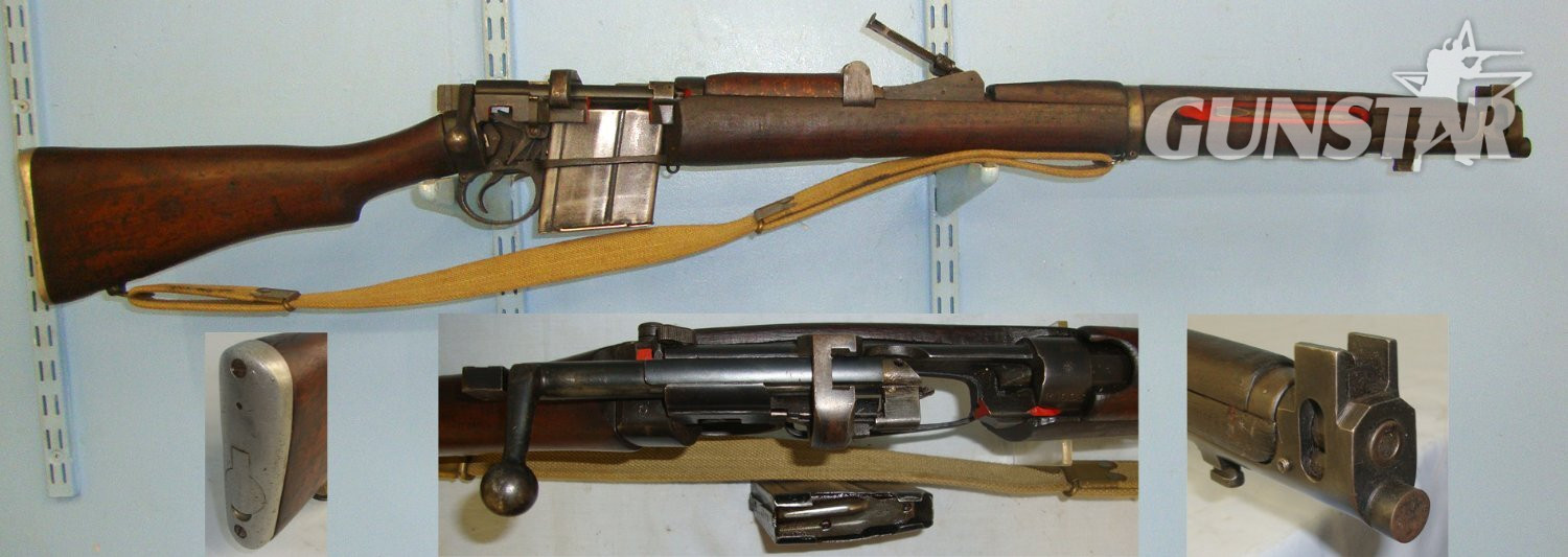 Rifle Factory Ishapore With Correct Box Magazine For 7.62mm Calibre Ammunition & Sling**EARLY UK DEACTIVATION SPECIFICATION**  D 6046 Bolt Action None Rifle in 