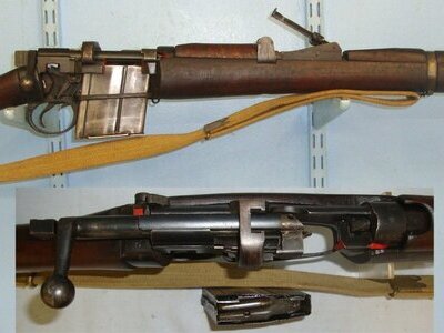 Rifle Factory Ishapore With Correct Box Magazine For 7.62mm Calibre Ammunition & Sling**EARLY UK DEACTIVATION SPECIFICATION**  D 6046 Bolt Action None Rifle