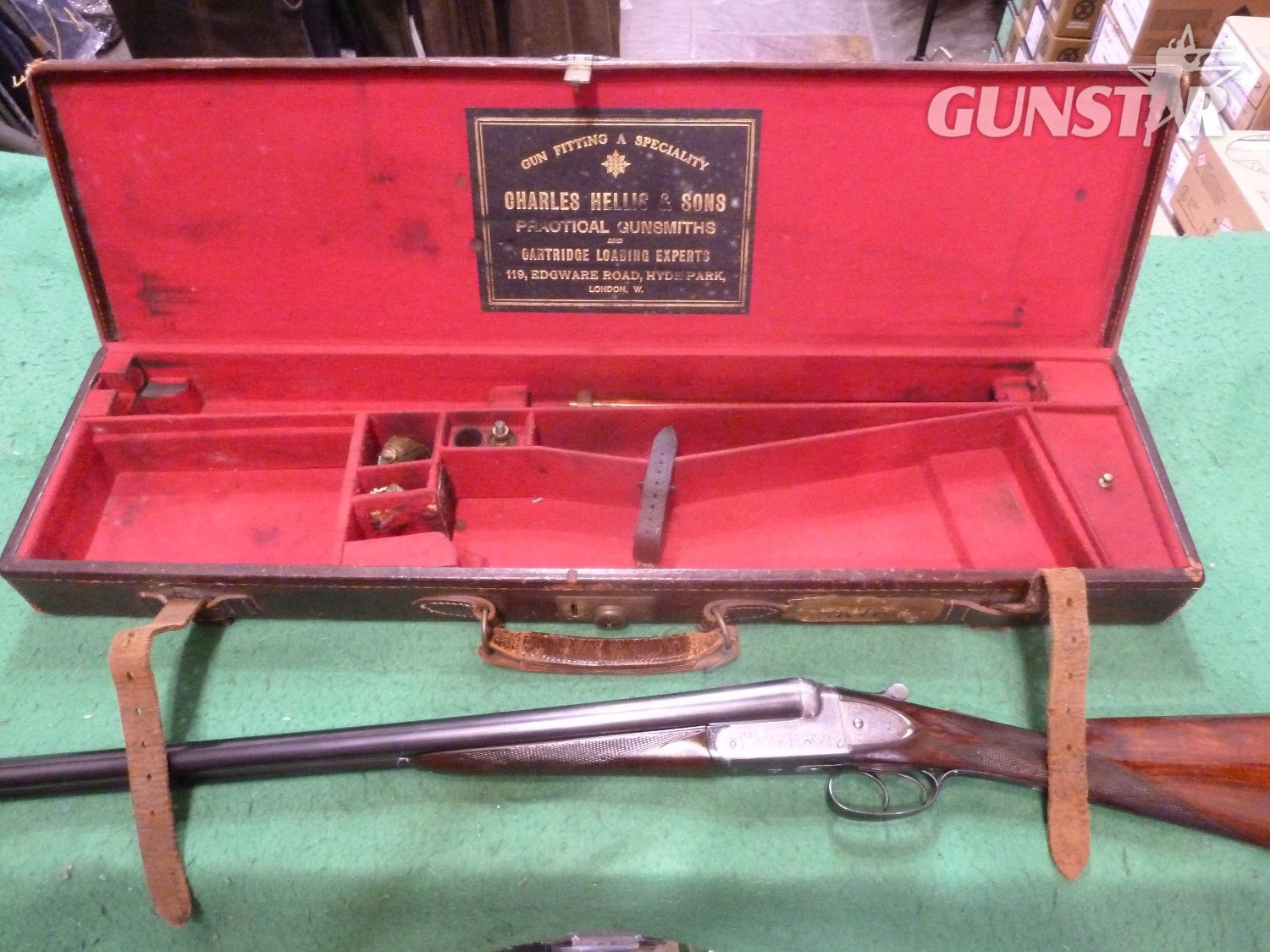 Hellis, Charles & Sons Boxlock E/J Side By Side 12 Bore/gauge in 