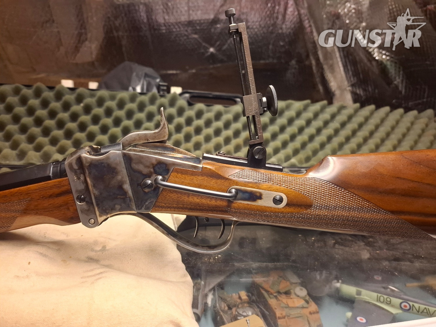 Pedersoli 1874 Sharps Quigley Lever Action .45 Rifle in 