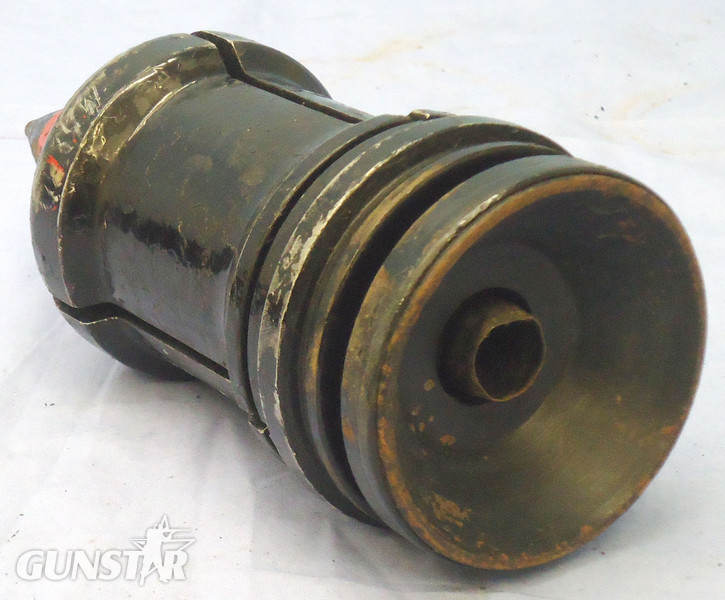 DEACTIVATED INERT. WW2 1945 dated Unfired British 17pr (76.2 x 583R) APDS/T (Armour Piercing Discarding Sabot/Trace) Round. - O 1914 DEACTIVATED INERT. WW2 1945 dated Unfired British 17pr (76.2 x 583R) APDS/T (Armour Piercing Discarding Sabot/Trace) Round. - O 1914  Other Ammunition 