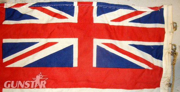  White Ensign Ship’s Flag (68”x32”) With Hanging Rope & Brass Fittings British Cloth Construction Royal Navy White Ensign Ship’s Flag (68”x32”) With Ha Other Accessory