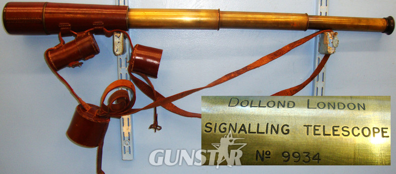 Victorian Era British Dollond London 3 Draw \'Signallers\' No9934 Brass Telescope with Interchangeable Eye Piece Lens and Hard Leather Case. OPT 827. Victorian Era British Dollond London 3 Draw \'Signallers\' No9934 Brass Telescope with Interchangeable Eye Piece Lens and Hard Leather Case. OPT 827. Other Accessory in 