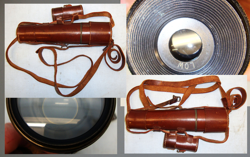  Victorian Era British Dollond London 3 Draw \'Signallers\' No9934 Brass Telescope with Interchangeable Eye Piece Lens and Hard Leather Case. OPT 827. Victorian Era British Dollond London 3 Draw \'Signallers\' No9934 Brass Telescope with Interchangeable Eye Piece Lens and Hard Leather Case. OPT 827. Other Accessory