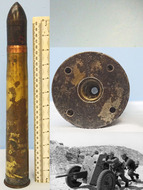 INERT DEACTIVATED. Unfired German WW2, 1937 Dated 3.7cm PAK 36 (37x250) APHE (Armour Piercing High Explosive/Trace) Round With Rare Two Piece Brass And Steel Composite Cartridge Case. Sn - 20078 INERT DEACTIVATED. Unfired German WW2, 1937 Dated 3.7cm PAK 36 (37x250) APHE (Armour Piercing High Explosive/Trace) Round With Rare Two Piece Brass And Steel Composite Cartridge Case. Sn - 20078  Other