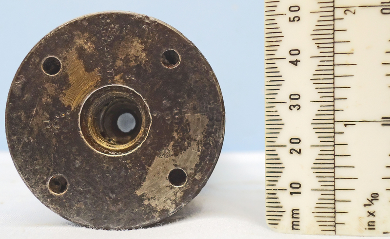 INERT DEACTIVATED. Unfired German WW2, 1937 Dated 3.7cm PAK 36 (37x250) APHE (Armour Piercing High Explosive/Trace) Round With Rare Two Piece Brass And Steel Composite Cartridge Case. Sn - 20078 INERT DEACTIVATED. Unfired German WW2, 1937 Dated 3.7cm PAK 36 (37x250) APHE (Armour Piercing High Explosive/Trace) Round With Rare Two Piece Brass And Steel Composite Cartridge Case. Sn - 20078  Other Ammunition