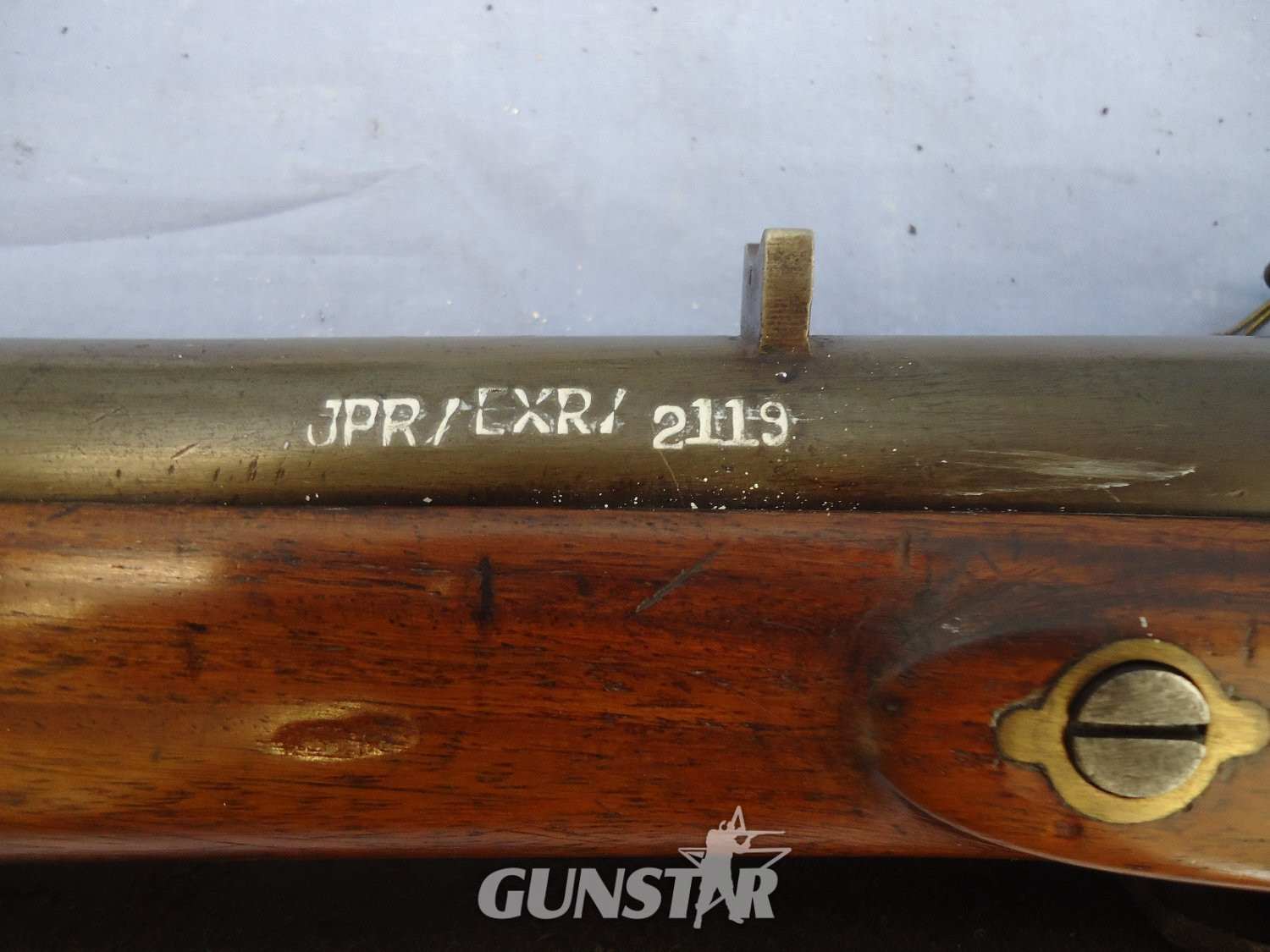 Tower Tower, Enfield Indian Pattern 1858 Percussion Musket. Sn - 21977:8 Single Shot None Rifle 