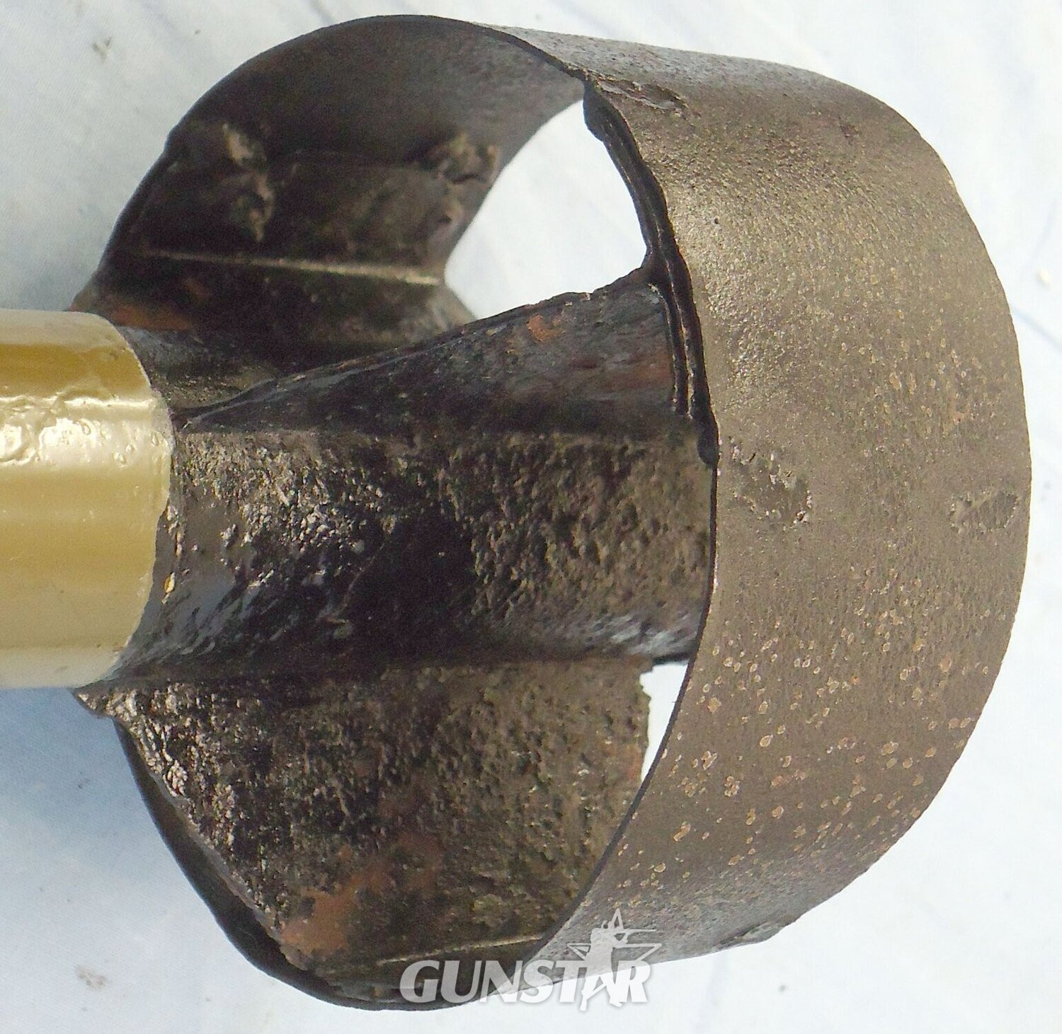 {CATEGORY} - INERT DEACTIVATED. Rare, British WW2, 29mm Blacker Bombard Spigot Practice HE (High Explosive) Mortar. Sn - 22846:78 INERT DEACTIVATED. Rare, British WW2, 29mm Blacker Bombard Spigot Practice HE (High Explosive) Mortar. Sn - 22846:78  Other Ammunition in 