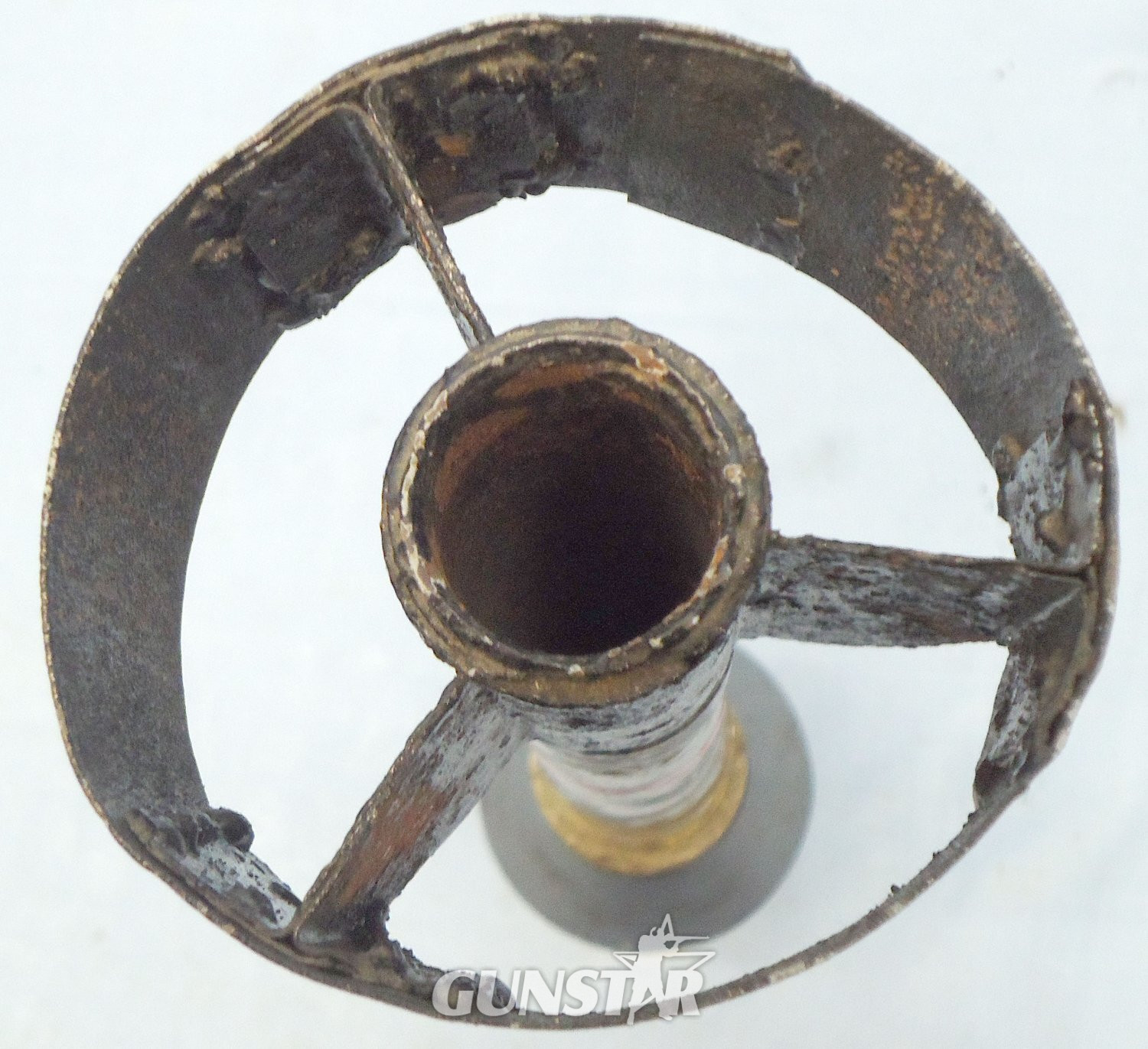 {CATEGORY} - INERT DEACTIVATED. Rare, British WW2, 29mm Blacker Bombard Spigot Practice HE (High Explosive) Mortar. Sn - 22846:78 INERT DEACTIVATED. Rare, British WW2, 29mm Blacker Bombard Spigot Practice HE (High Explosive) Mortar. Sn - 22846:78  Other Ammunition