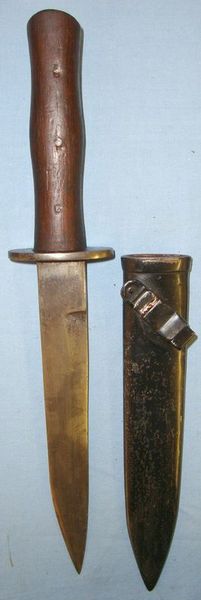 Italian Fighting Knife Constructed In Part from The 2nd Pattern Italian fascist, Knive