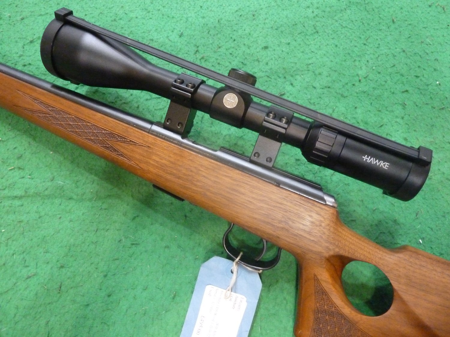  J.G. Anschütz 1416 Wood Bolt Action .22 RF Rifle