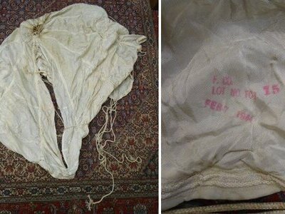 WW2, 1944 Dated, Container Light Equipment Parachute. Sn - 22846:91 WW2, 1944 Dated, Container Light Equipment Parachute. Sn - 22846:91 Antique & Militaria