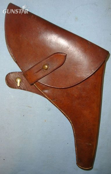 T.Langley,Walsall British 1915 Dated Sam Browne Holster For Webley & Enfield MK VI .455" Calibre S Care & Storage in 