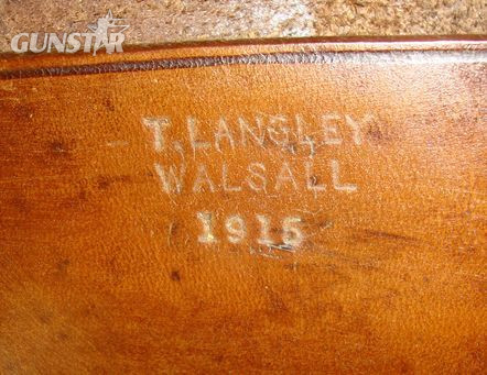  T.Langley,Walsall British 1915 Dated Sam Browne Holster For Webley & Enfield MK VI .455" Calibre S Care & Storage