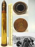 INERT DEACTIVATED. German WW2, 1937 Dated 3.7cm PAK 36 (37x250) APHE (Armour Piercing High Explosive/Trace) Round With Rare Two Piece Brass And Steel Composite Cartridge Case. Sn - 20079 INERT DEACTIVATED. German WW2, 1937 Dated 3.7cm PAK 36 (37x250) APHE (Armour Piercing High Explosive/Trace) Round With Rare Two Piece Brass And Steel Composite Cartridge Case. Sn - 20079  Other