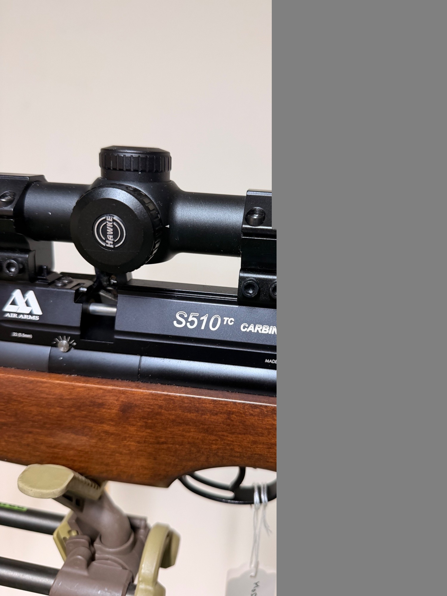 Air Arms S 510tc Carbine Air Rifle .22. Section 1 As new. S510tc .22