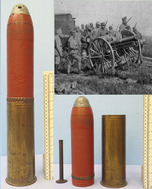 INERT DEACTIVATED. German WW1, 1915 Dated 77mm (77x229R) Shrapnel Round. Sn - 20428 INERT DEACTIVATED. German WW1, 1915 Dated 77mm (77x229R) Shrapnel Round. Sn - 20428  Other