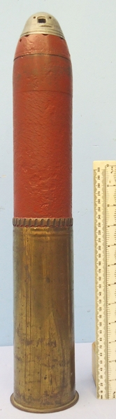 INERT DEACTIVATED. German WW1, 1915 Dated 77mm (77x229R) Shrapnel Round. Sn - 20428 INERT DEACTIVATED. German WW1, 1915 Dated 77mm (77x229R) Shrapnel Round. Sn - 20428  Other Ammunition - {CATEGORY} in 