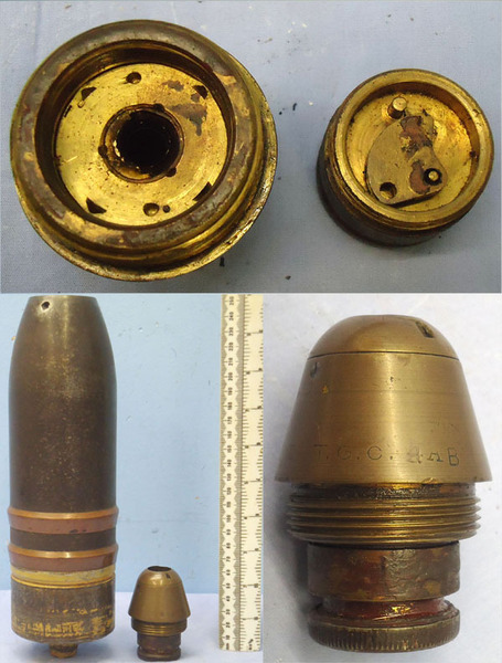  DEACTIVATED INERT. WW2 1945 dated Unfired British 17pr (76.2 x 583R) Armour Piercing Discarding Sabot/Trace (APDS/T) Round. - O 1915 DEACTIVATED INERT. WW2 1945 dated Unfired British 17pr (76.2 x 583R) Armour Piercing Discarding Sabot/Trace (APDS/T) Round. - O 1915  Other Ammunition