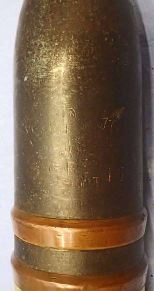 DEACTIVATED INERT. WW2 1945 dated Unfired British 17pr (76.2 x 583R) Armour Piercing Discarding Sabot/Trace (APDS/T) Round. - O 1915 DEACTIVATED INERT. WW2 1945 dated Unfired British 17pr (76.2 x 583R) Armour Piercing Discarding Sabot/Trace (APDS/T) Round. - O 1915  Other Ammunition 