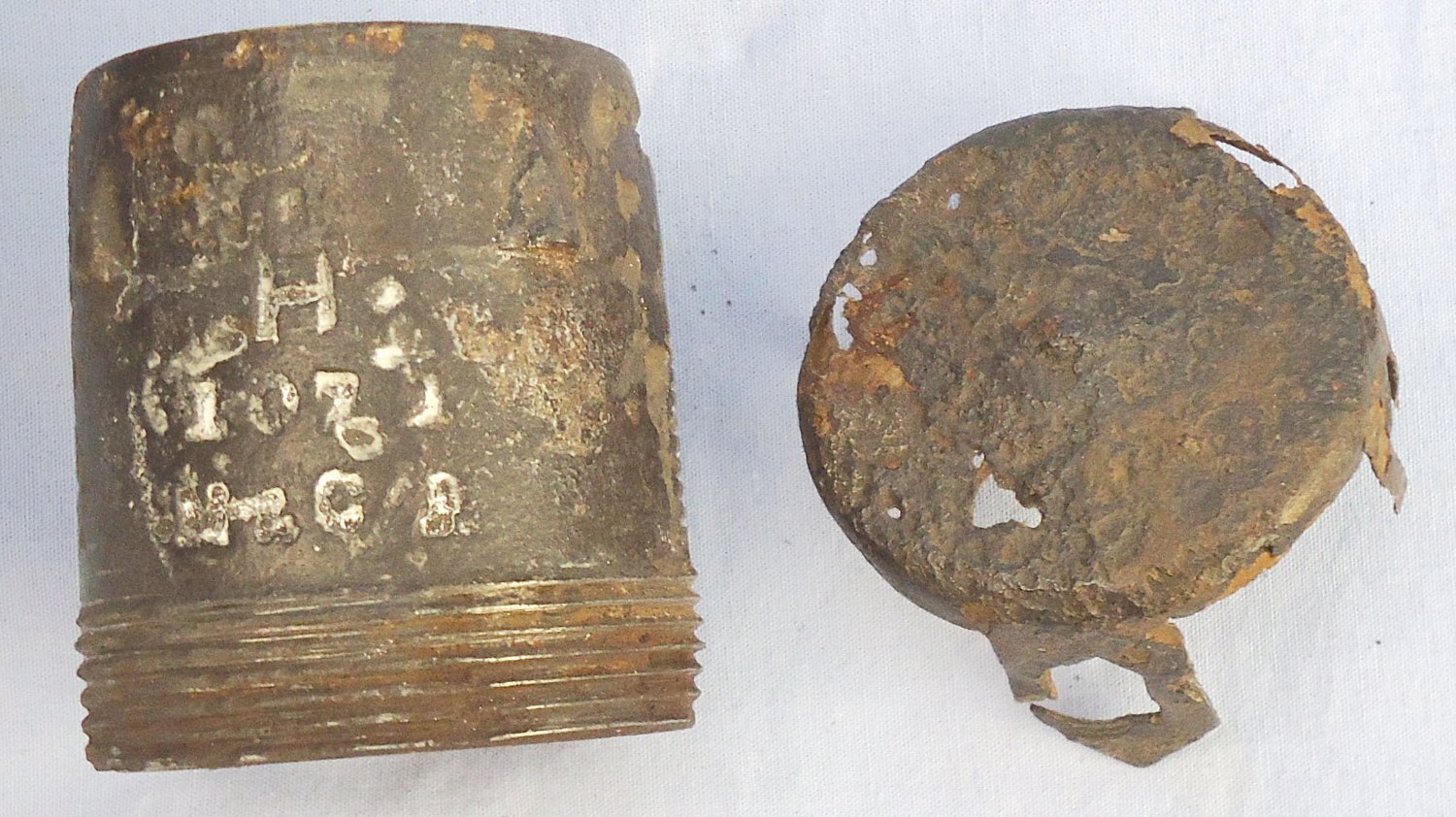 {CATEGORY} - INERT DEACTIVATED. Original, 1917 Dated, British, High Explosive (HE) 2 Inch Medium Trench Mortor. - O 2238 INERT DEACTIVATED. Original, 1917 Dated, British, High Explosive (HE) 2 Inch Medium Trench Mortor. - O 2238  Other Ammunition in 