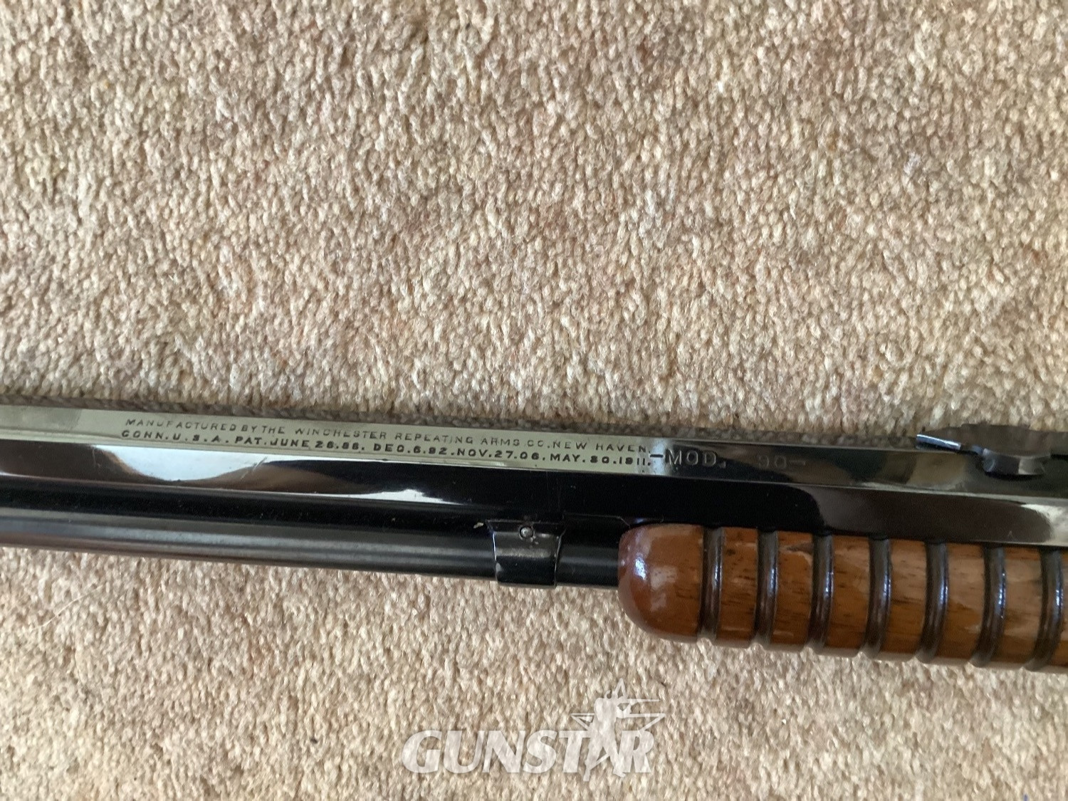 Winchester 1890 .22 gallery rifle 1890 Winchester Pump Action .22 Long Rifle (.22 LR) Rifle - {CATEGORY}