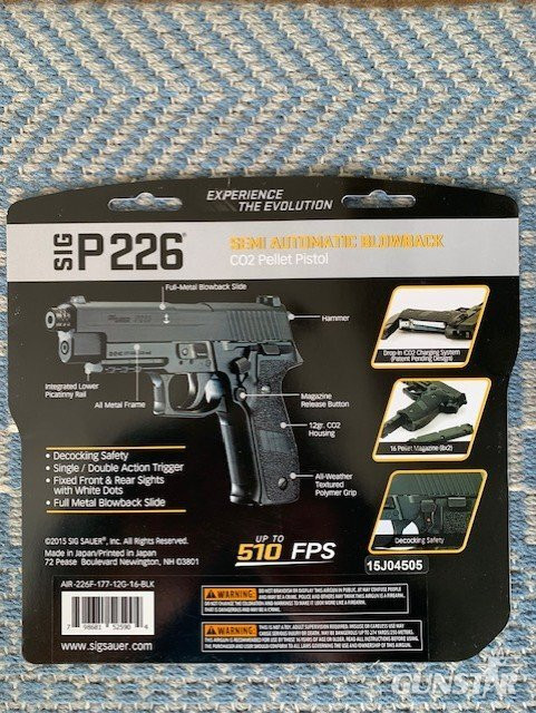 {CATEGORY} - Sig Sauer P226 .177