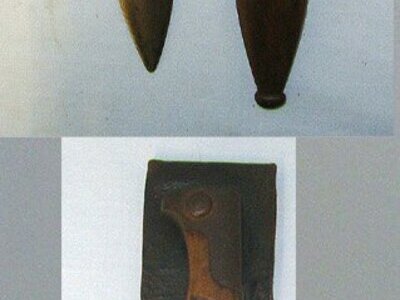 AS FOUND**WW1 1916 Imperial German Waffenfabrik Mauser Pattern 98/05 Sawback 'Butcher Bayonet' With Scabbard & Leather Frog. Sn 23253 Bayonet
