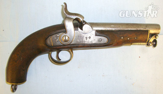 Tower Short Sea Service Customs/ Revenue .577 Calibre Percussion Pistol With Captive R .577 Muzzleloader in 