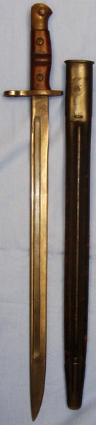  WWI British ‘P13’ Sword, Bayonet and Scabbard. BAYO 692. Bayonet
